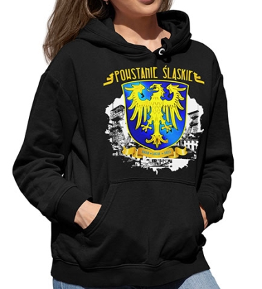 BLUZA DAMSKA Z KAPTUREM POWSTANIE ŚLĄSKIE